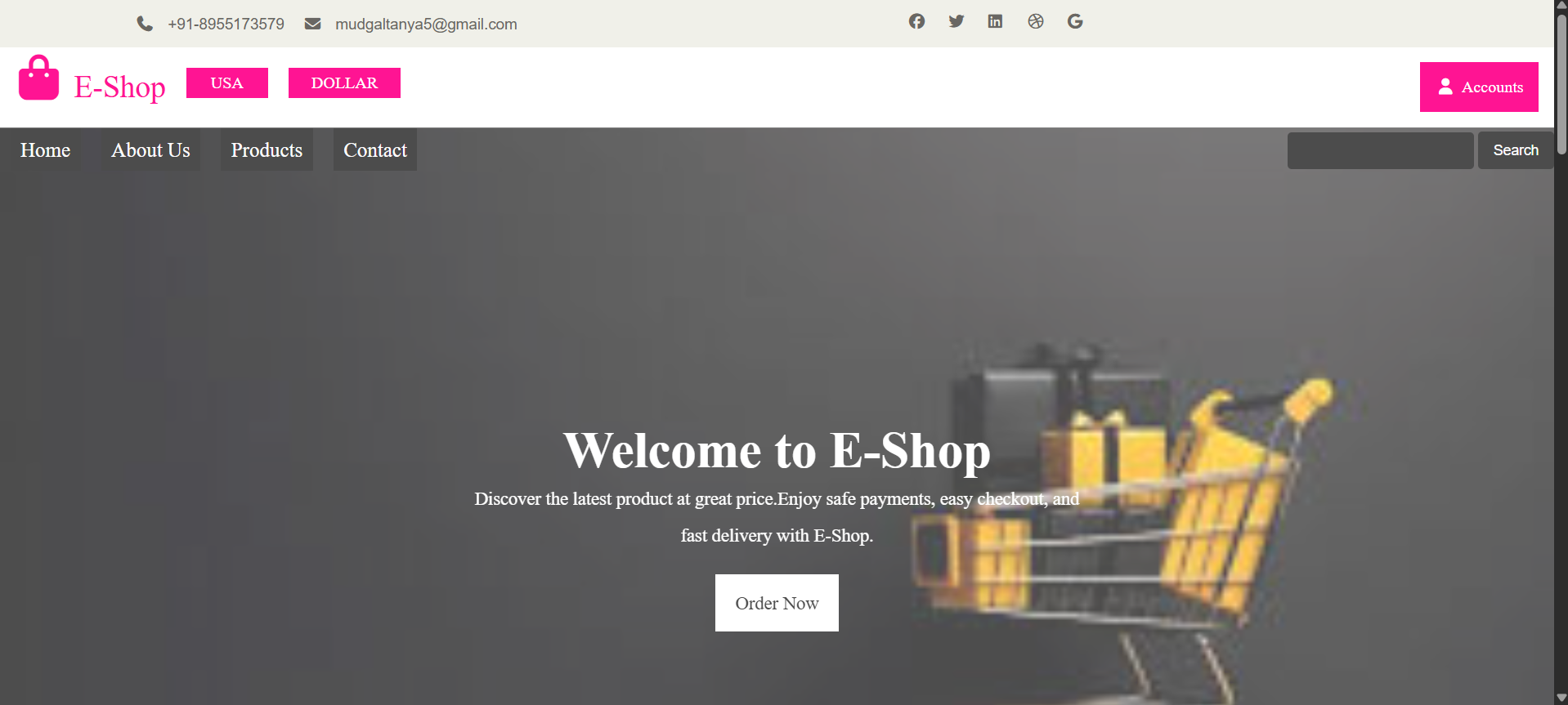 Online Shop Website