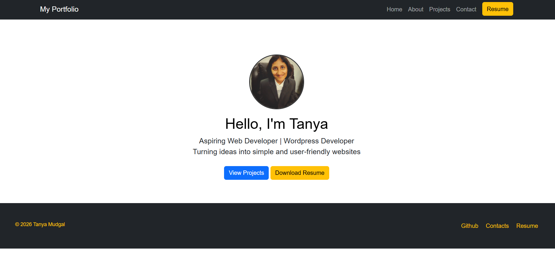 Portfolio Website